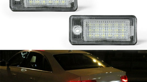 Lampi numar LED pentru Audi A4 B6, B7, A