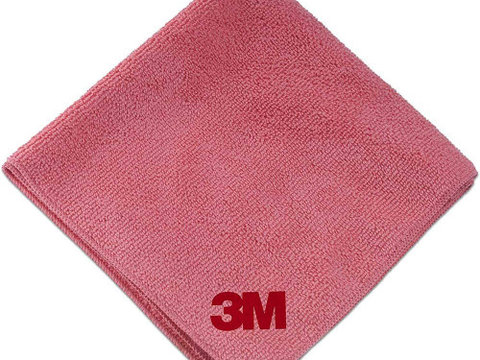 Laveta premium pentru polishare ultrasoft roz 3M 32x36cm