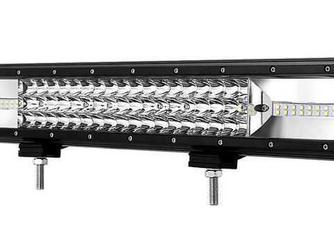 LED Bar Auto 270W, leduri pe 3 randuri, 12V-24V, 18900 Lumeni, 20&quot;/50,8 cm, Combo Beam 12/60 Grade