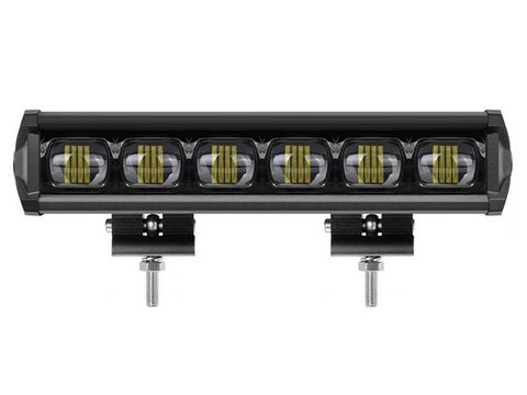 LED Bar Auto 60W 6D 12V-24V, 6480 Lumeni, 15&quot;/37 cm