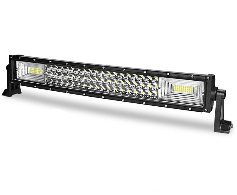 LED Bar Auto Curbat 324W, leduri pe 3 randuri, 12V-24V, 22680 Lumeni, 21,5&quot;/54,6 cm, Combo Beam 12/60 Grade