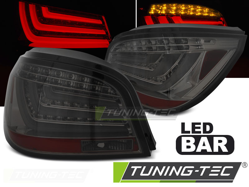 LED BAR Lampi Spate Stopuri SMOKE compatibila BMW E60 07.03-02.07