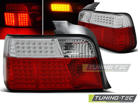 LED Lampi Spate Stopuri ROSU ALB compatibila BMW E36 12.90-08.99 SEDAN