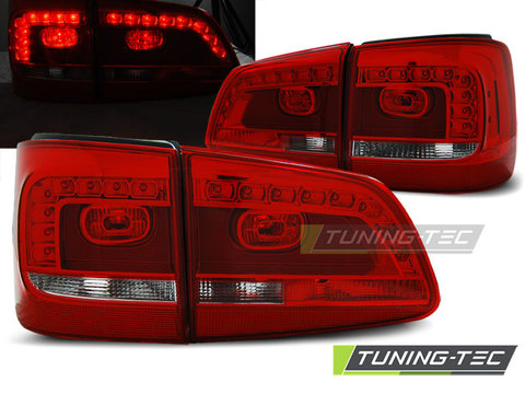 LED Lampi Spate Stopuri ROSU ALB compatibila VW TOURAN 08.10-