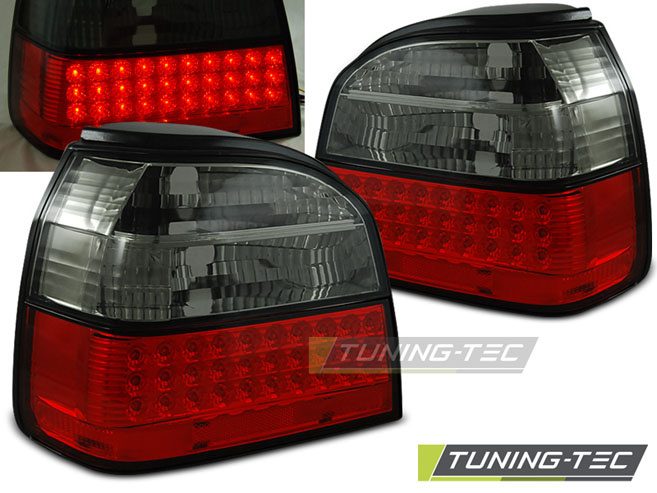 LED Lampi Spate Stopuri ROSU SMOKE compatibila VW GOLF 3 09.91-08.97