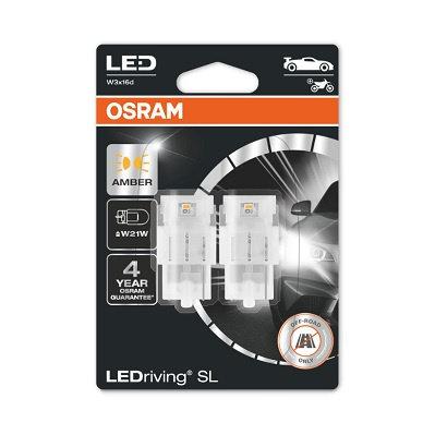 Led Osram W21W 12V 1,3W W3X16D 6000K LEDriving SL 