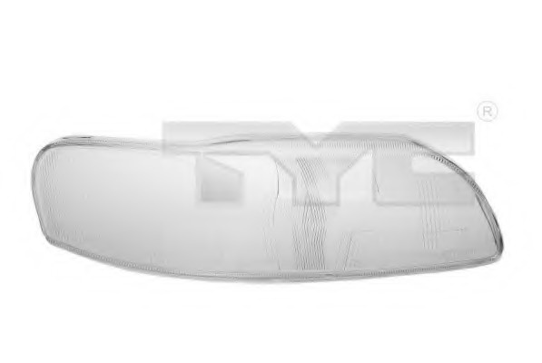 Lentila far # dreapta Volvo S60 2000 2001 2002 2003 2004 2005 2006 2007 2008 2009 2010 # 20 0433 LA 1 # TYC