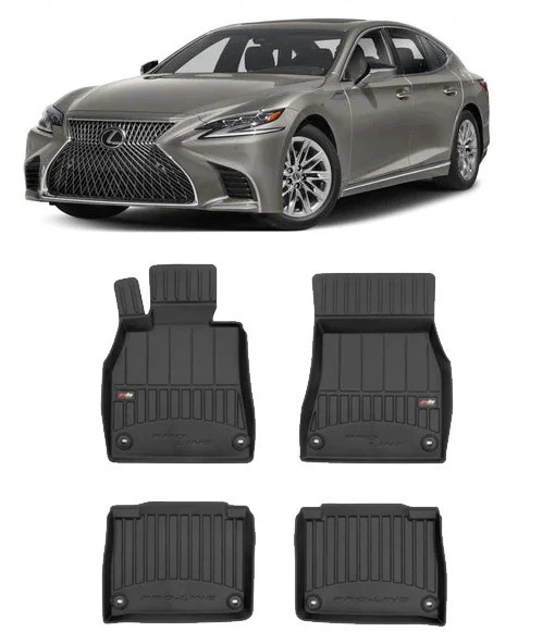 Lexus Ls III Din 2000 - 2006, Sedan , Set Covorase Auto Tip Tavita Premium 3D, din cauciuc 3D409095*1-C1744