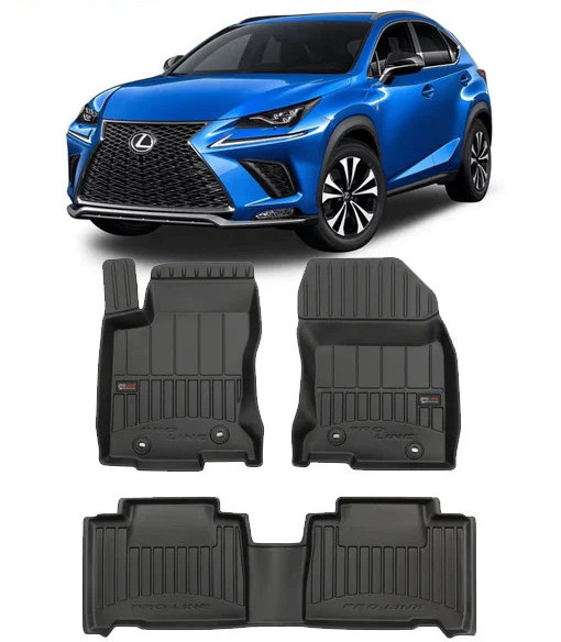 Lexus Nx, Suv, Din 02.2015 - Prezent , Set Covorase Auto Tip Tavita Premium 3D, din cauciuc 3D409149*1-C825