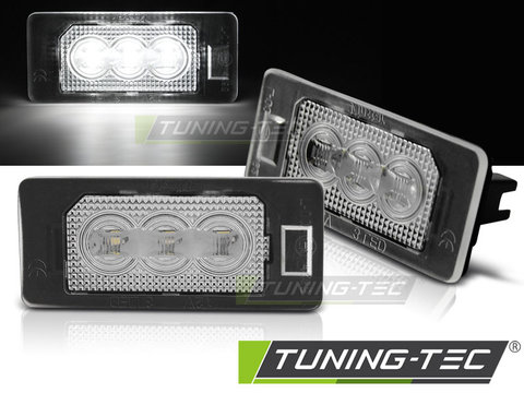 LICENSE LED 3x LIGHTS CLEAR compatibila BMW E90 / F30 / F32 / E39 / E60 / F10 / X3 / X5 / X6