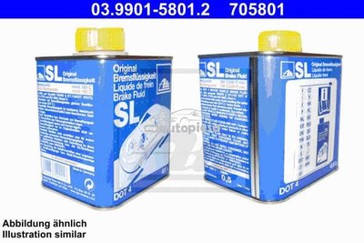 Lichid de frana ATE SL DOT4 500 ML 03.9901-5801.2 