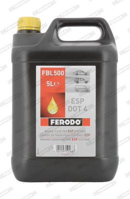 Lichid de frana Brake fluid DOT4 5L [dry: 269°C wet: 170°C SAE 700 FERODO FBL500