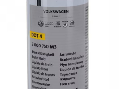 Lichid frana VW Group 1L Tip : DOT4 , Clasa 6 SAE : VW 501.14 SEAT ALTEA XL (5P5, 5P8) (2006 - 2016) VW Group B000750M3
