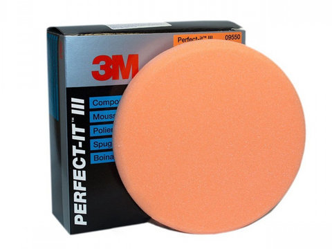 Lichidare stoc burete polish 3m portocaliu 150mm