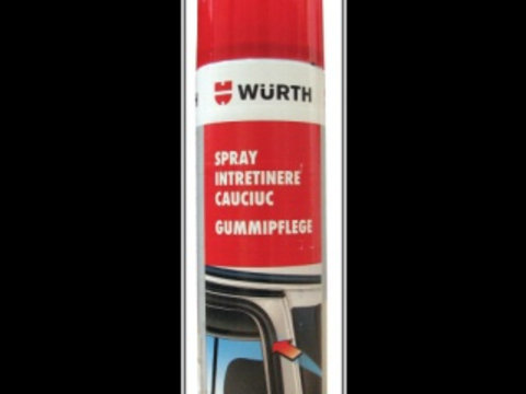 Lichidare stoc Wurth spray intretinere cauciuc 300ml