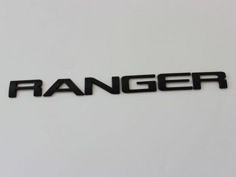 Litere adezive negru mat Ford Ranger T6 2012, 2013, 2014, 2015, 2016, 2017, 2018, 2019 FR15RSB