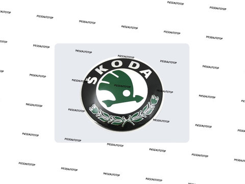 Logo Emblema Sigla grila bara fata Skoda Roomster 2006-2015 NOUA 3U0853621B