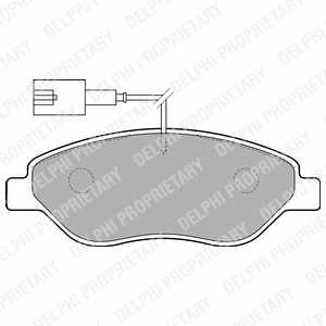 Lp1720 set placute frana fata delphi