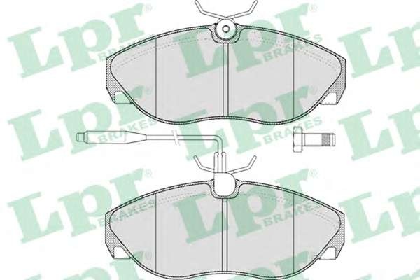 Lpr set placute frana fata pt jumper,ducato,boxer 1994-2002