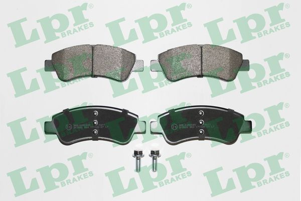 LPR set placute frana,frana disc 05P802 pentru CITROEN C3 I (FC_, FN_) 2003 2004 2005 2006 2007 2008 2009 2010