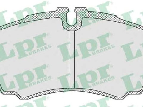 Lpr set placute frana spate pt ford transit, iveco daily 3 si 4
