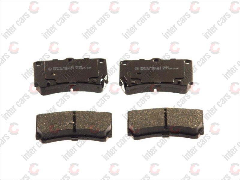 Lpr set placute frana spate pt kia rio,mazda 121, 323,mx-3