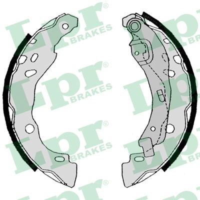 LPR Set saboti frana 08630 se potriveste la RENAULT LOGAN/STEPWAY II (L8_) 2013 2014 2015 2016 2017 2018 2019 2020 2021
