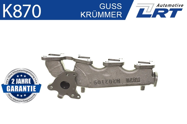 LRT Galerie, sistem de esapament K870 co