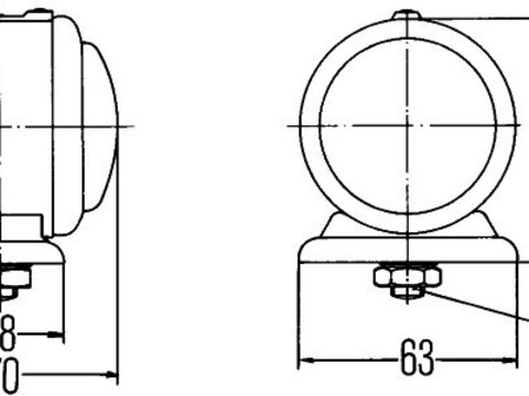 Lumina 2TJ 001 633-211 HELLA pentru Mercedes-benz Lp