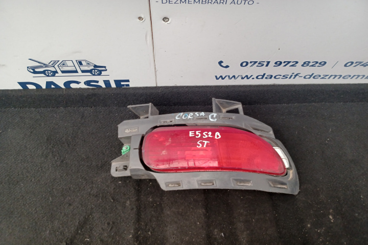 Lumina de ceata spate 24409337 24409337 Opel Corsa C [2000 - 2003] Hatchback 3-usi 1.2 MT (75 hp)
