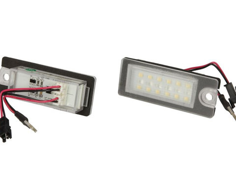 Lumina placutei de înmatriculareing LED ligght colour: white set 12V no road approval VOLVO S80 I V70 II XC90 I 05.98-12.14 M-TECH CLP041