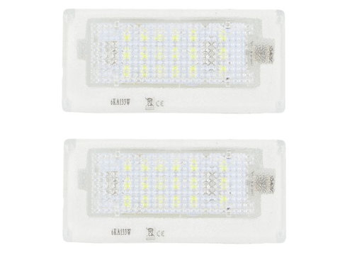 Lumina placutei de înmatriculareing LED ligght colour: white set 12V road approval MINI R50 R53 06.01-09.06 M-TECH CLP008