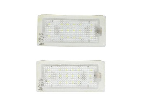Lumina placutei de înmatriculareing LED ligght colour: white set 12V road approval BMW 3 E46 12.98-07.06 M-TECH CLP006