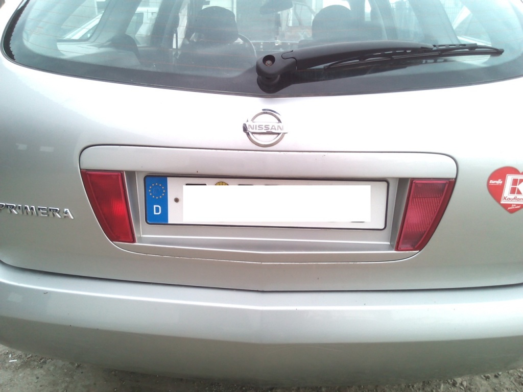 LUMINATOR NUMAR INMATRICULARE NISSAN PRIMERA