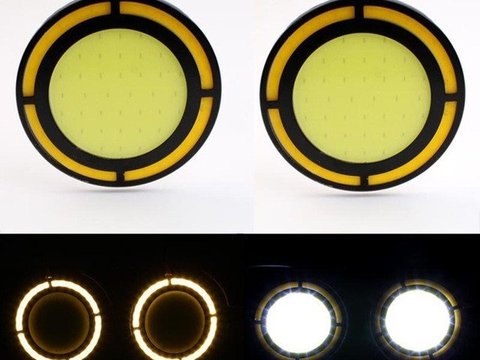 Lumini de ZI cu semnalizare DRL LED COB AL-121016-7