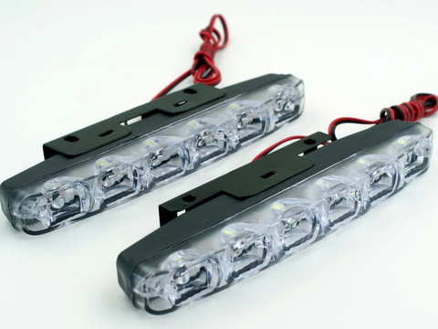 Lumini de zi DRL COB P6S 12V lumina alba AL-210717-19