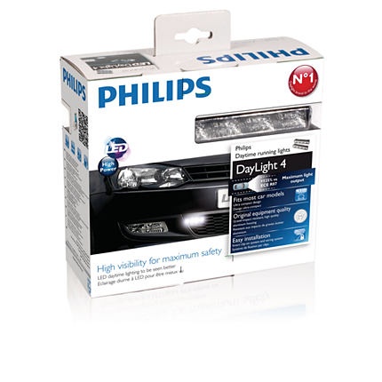 Lumini de zi Philips LED DayLight 4 12V 6 W