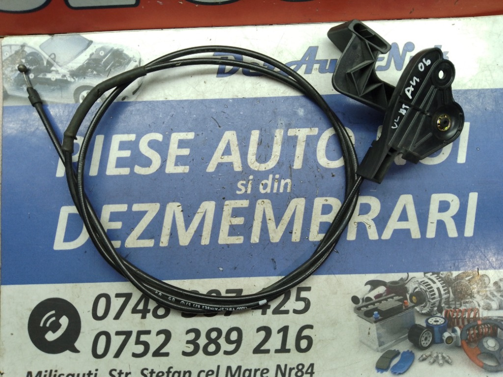 Mâner cablu deschidere Audi A4 B7 UK 8E2823533 B 8E2823531 D 2005-2008