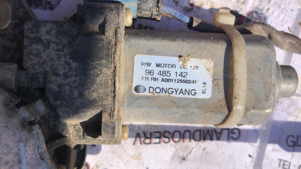 Macara cu Motoras Dreapta Fata Chevrolet Spark 2005 96485142