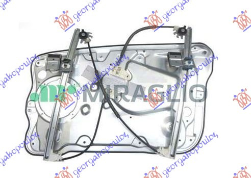 MACARA ELECTRICA GEAM USA FATA 3 USI (FARA MOTOR) (CU PANOU) (CALITATEA A) Stanga. , SKODA, SKODA FABIA 99-07, 043807084