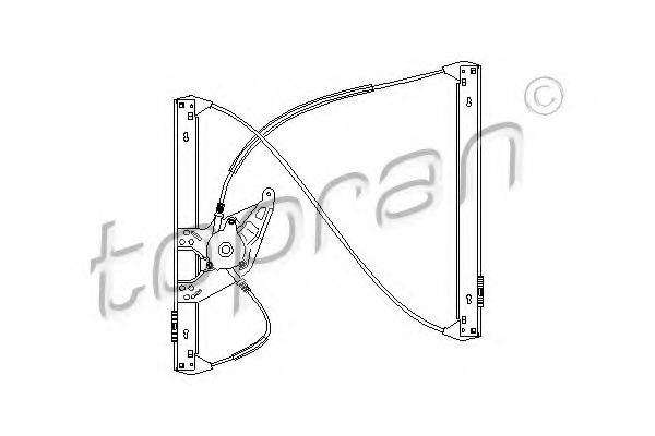 Macara geam AUDI A6 (4B2, C5) (1997 - 2005) TOPRAN 110 452