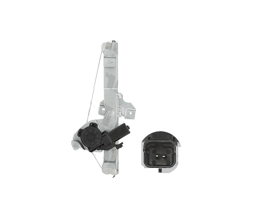 Macara geam cu motoras Dacia Duster, 01.2010-10.2017, Sandero (Sd), 06.2008-01.2013, montare spate, dreapta, RapidAuto