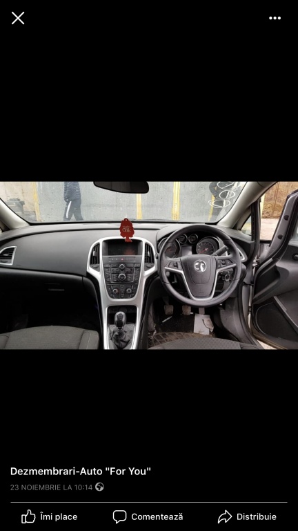 Macara geam dreapta spate Opel Astra J 2