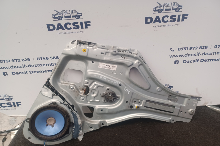 Macara geam fata dreapta electrica 82480-1FXXX 82480-1FXXX Kia Sportage 2 [2004 - 2008] Crossover 2.0 CRDi MT AWD (140 hp)