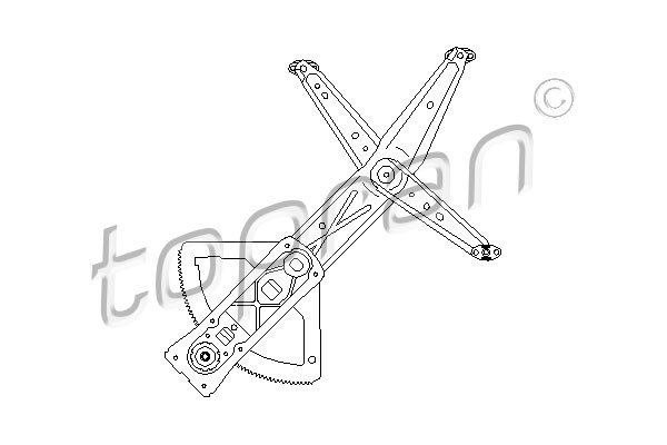 Macara geam OPEL CORSA B 73 78 79 Producator TOPRAN 200 044