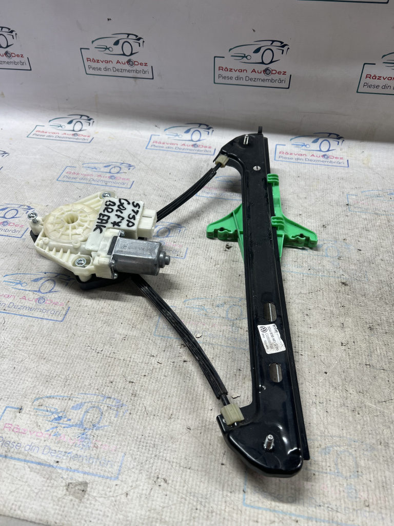 Macara geam stânga spate Volkswagen Golf 7 Break 2014, 5G4839461C