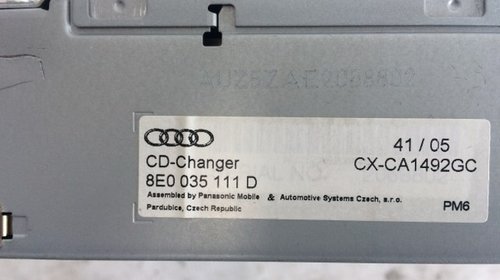 Magazie CD Audi A4 B7 2.0 TDI 2004-2009 