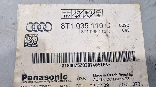 Magazie CD Audi A4 B8 Cod 8T1035110C