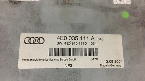 Magazie CD Audi A8 D3 4E0035111A