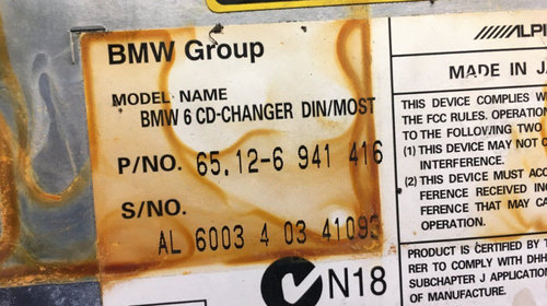 Magazie CD BMW E60 cod: 6941416